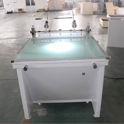 生产厂家供应线路板电路板手动丝印台带灯光玻璃台面 - 图0