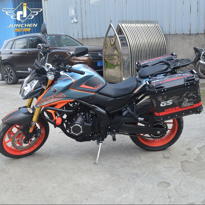 适用于无极525R摩托车三箱边箱尾箱侧箱快拆防水铝合金后备箱配件 - 图2