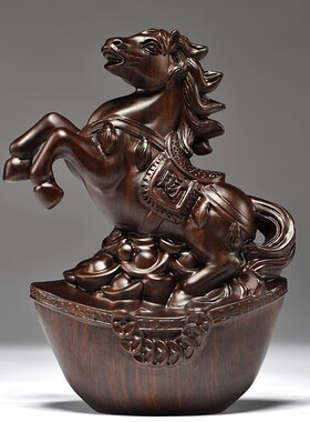 黑檀木雕十二生肖一实木质鼠牛虎兔龙蛇马羊猴鸡狗猪工艺品