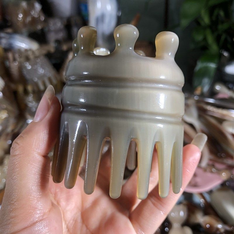 中齿牛角洗头按摩梳子粗宽齿个人护理洁头皮洗漱头疗梳高,淘宝优惠券,粉丝福利购,淘宝优惠卷