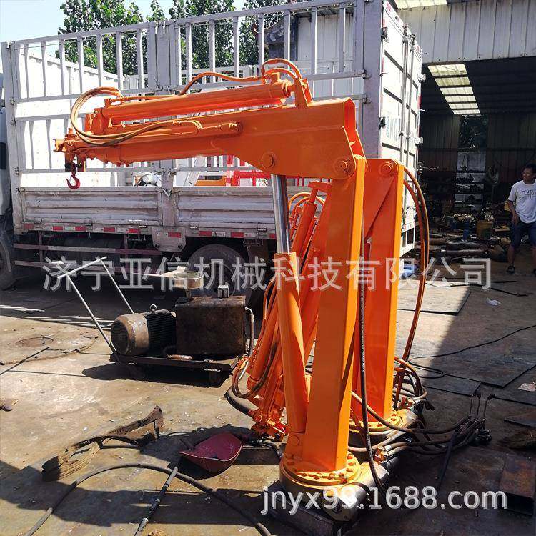 折臂吊随车起重机车载小吊机电动液压旋转折叠吊机2吨折臂吊,淘宝优惠券,粉丝福利购,淘宝优惠卷