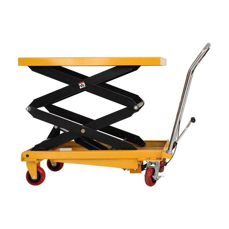 移动式升降平台车手推平台车小型升降机手动液压举升机升降平板车,淘宝优惠券,粉丝福利购,淘宝优惠卷