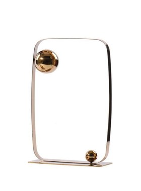 现代高档金色几何金属摆件创意艺术品样板间家居客厅书房装饰