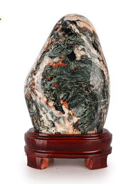 天御阁 七彩石摆件 天然奇石收藏观赏石头工艺品客厅家居饰品