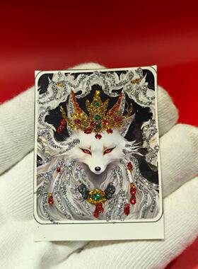 精工唐卡画心默认4*5cm可大小尺寸图案来图制作彩钻矿砂手工描金