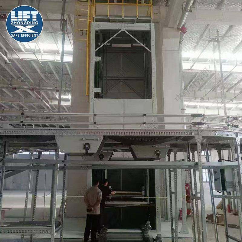 Reciprocating circulation elevator Logistics warehouse continuous elevator box body pallet transfer conveyor elevator