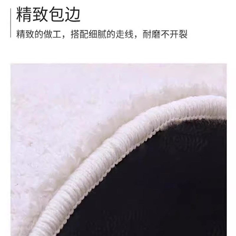 卡皮巴拉可爱异形床边毯卧室儿童房地毯床前床下地垫飘窗垫子新款 - 图2