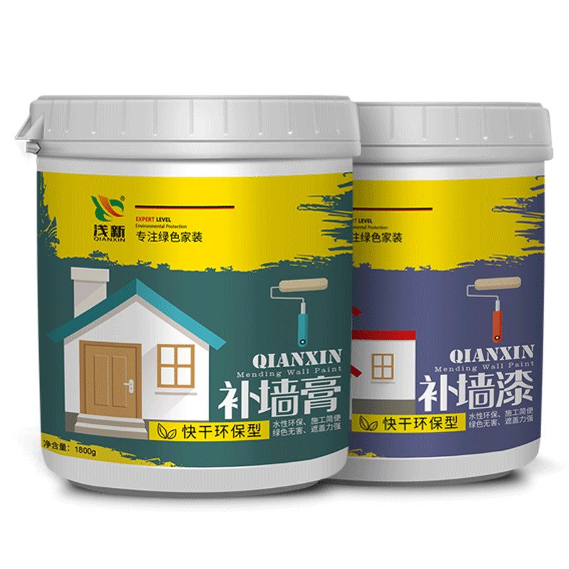 补墙膏墙面修补白色内墙乳胶漆补B墙漆墙皮脱落修复防水腻子粉家 - 图3