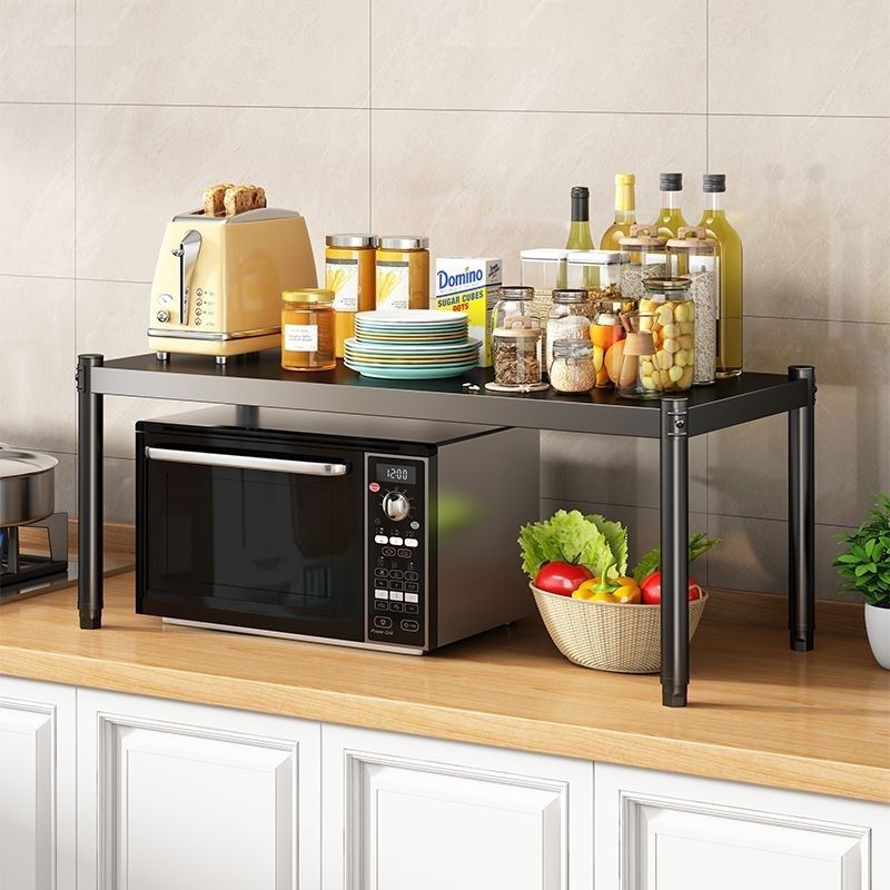 桌面置物架厨房收纳m架单层柜内分层隔层家用简易烤箱微波炉置物,淘宝优惠券,粉丝福利购,淘宝优惠卷