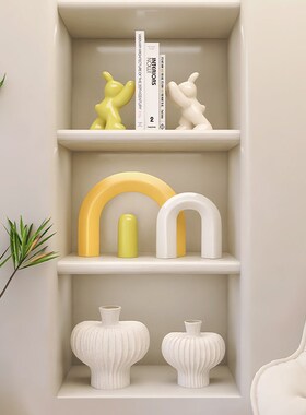 客厅简约摆件酒柜玄关柜鞋柜电视柜高级奶油风创意艺术家居装饰品