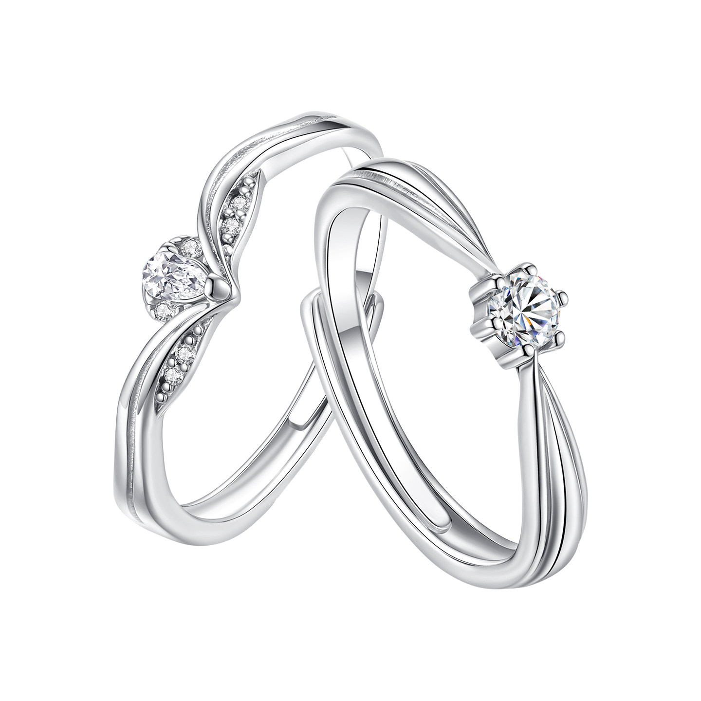 DM's Crystal Dream Bestie Couple Ring