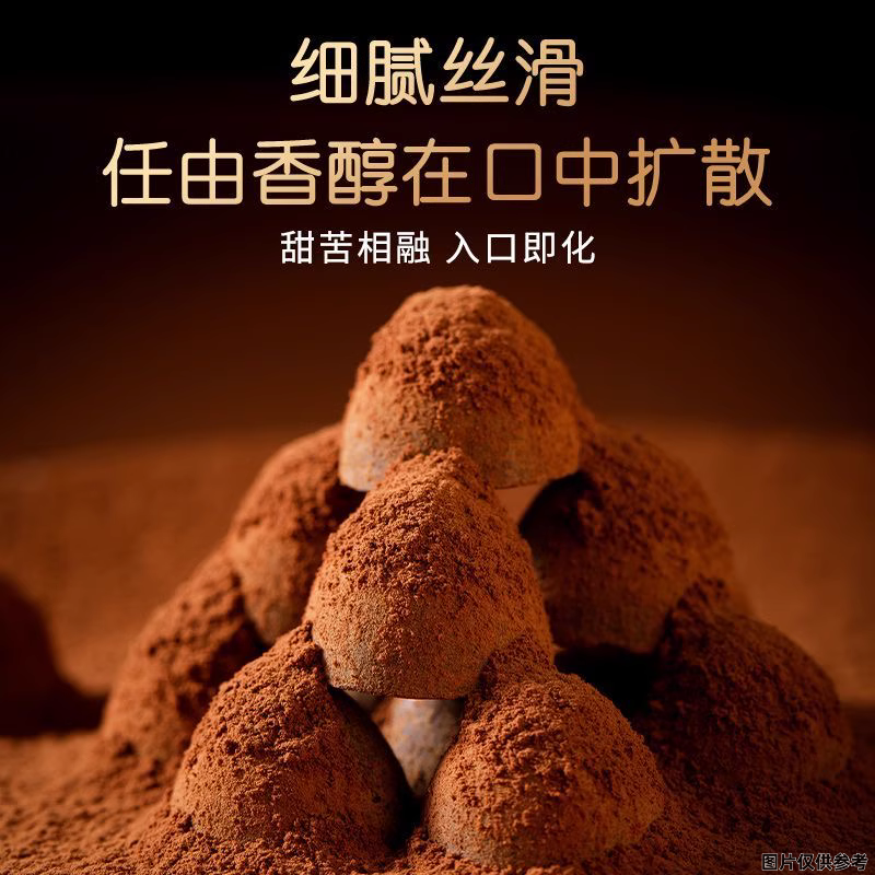 馋小赖松露形巧克力喜糖元旦圣诞节日糖果伴手礼盒装（代可可脂）,淘宝优惠券,粉丝福利购,淘宝优惠卷