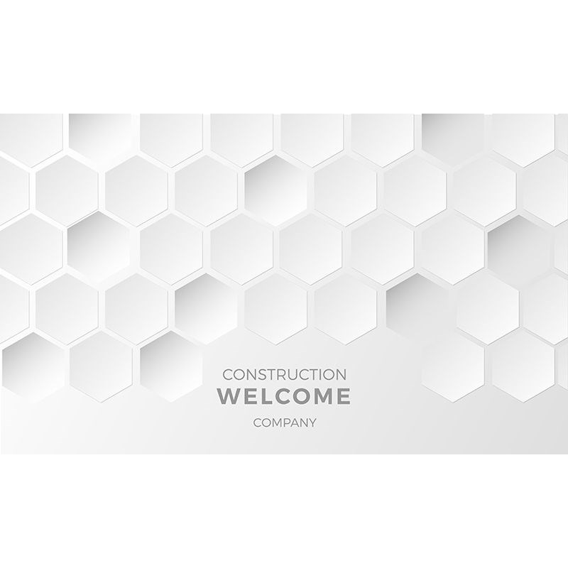 办公室公司前台背景墙壁纸3d时尚几何美发店形象墙吧台收银台墙纸 - 图3