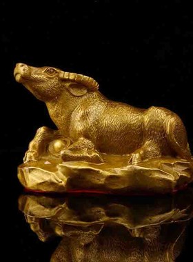 黄铜十二生肖摆件全生肖鼠牛虎兔龙蛇马羊猴鸡狗猪工艺品摆设