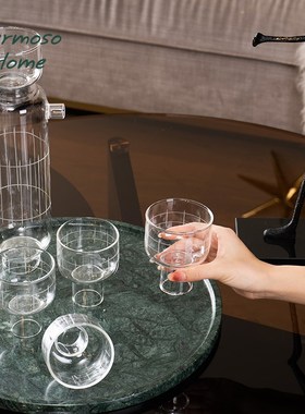 冷萃热泡茶壶茶杯家居饰品客厅样板间酒柜