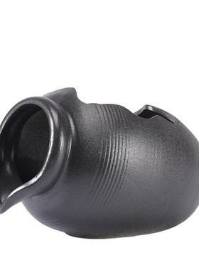 创意瓦罐流水循环水横杆古法鱼缸陶瓷上水器装饰