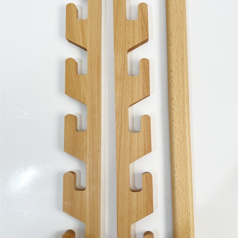 榉木任意撑实木衣杆衣通儿童成长型挂衣杆衣橱横杆橱柜挂杆法兰,淘宝优惠券,粉丝福利购,淘宝优惠卷