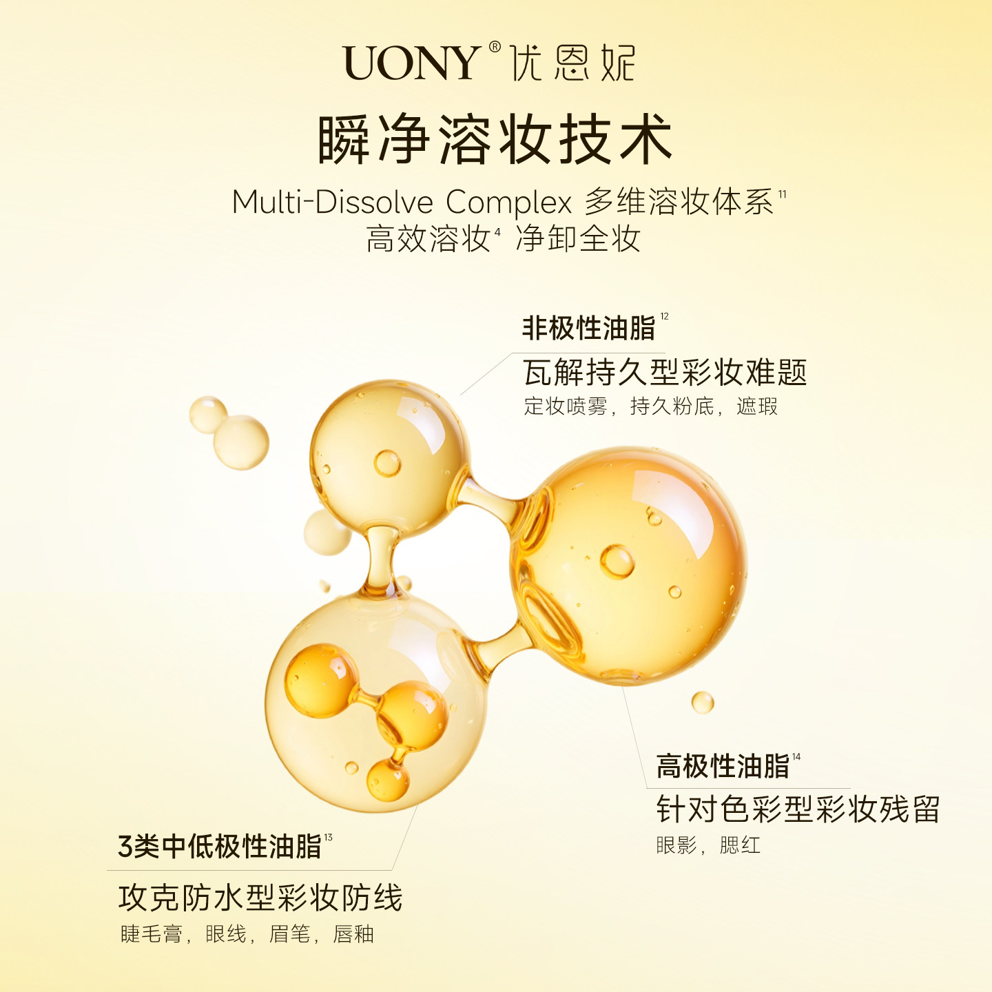 UONY/优恩妮金刺梨植萃卸妆膏3g*3旅行装敏感肌温和清洁脸不刺激