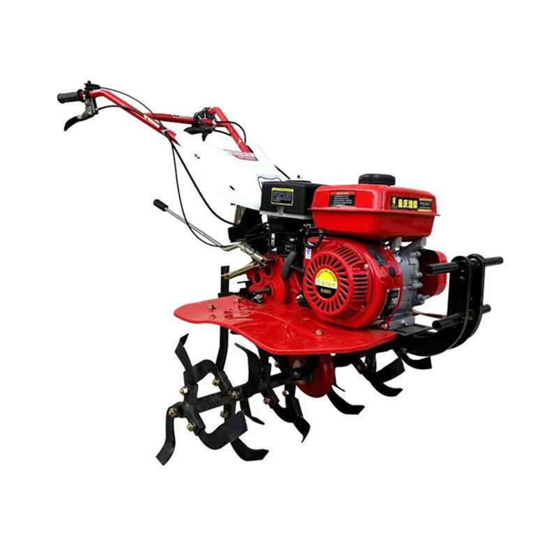 Spring hot sale new small gasoline micro-tiller, new farmland plowing and scarifying machine, one-machine multi-purpose rotary tiller