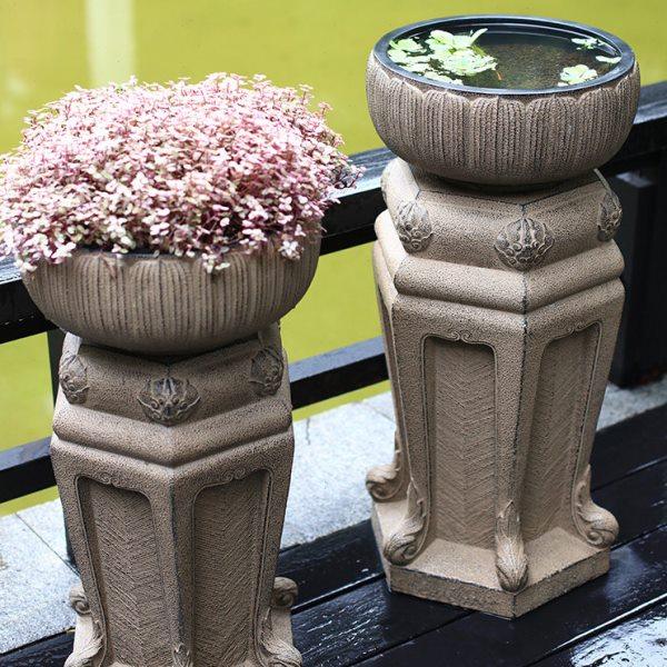 汉韵堂阳台花园庭院花架摆件户外园林布置中式装饰石墩造景室内大,淘宝优惠券,粉丝福利购,淘宝优惠卷