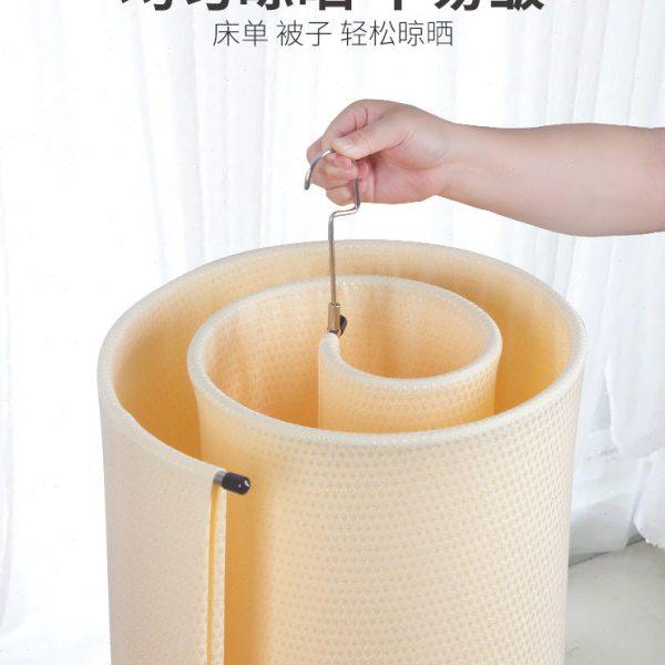 喜泽晒被子神器螺旋式床单被罩被套晾晒架阳台多功能晾衣架可折叠,淘宝优惠券,粉丝福利购,淘宝优惠卷