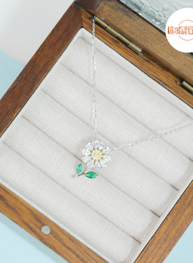 大理榆城银匠世家雪花银999足银项链