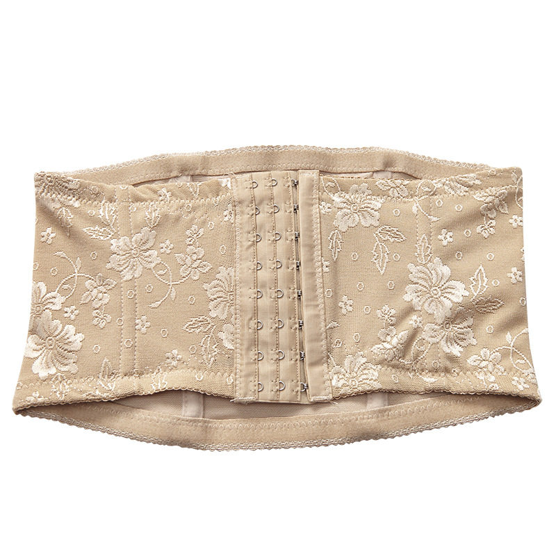 日本短款蕾丝束缚收腹带护腰塑身产后强力收小肚子神器塑形束腰带,淘宝优惠券,粉丝福利购,淘宝优惠卷