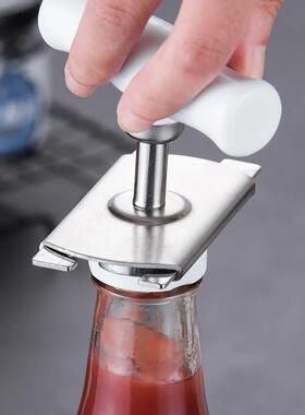 Stainless+Steel+Can+Opener+Labor-saving+Unscrew+Lid+Multifun