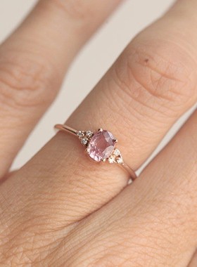 Punk rose Simple Tail ring Rings for women new luxury
