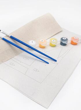 DIY Painting Paint By Numbers Hand Painted Coloring Number