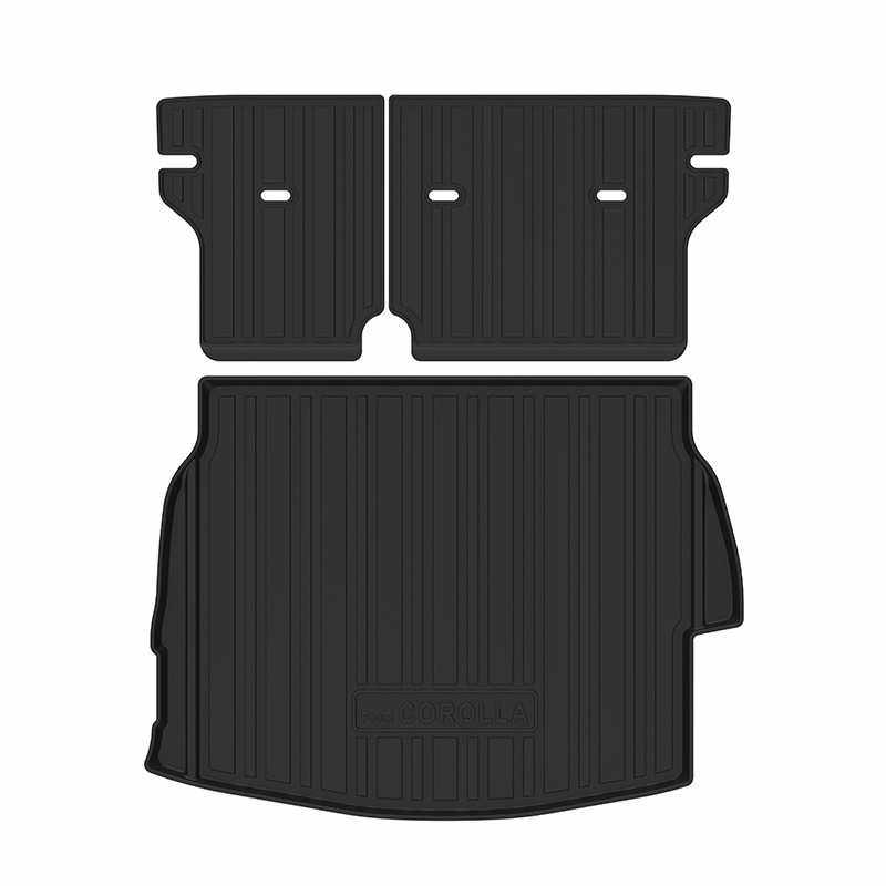 适用于2024年丰田卡罗拉Cross混动尾箱垫TPE环保碳纤纹防水靠背垫,淘宝优惠券,粉丝福利购,淘宝优惠卷