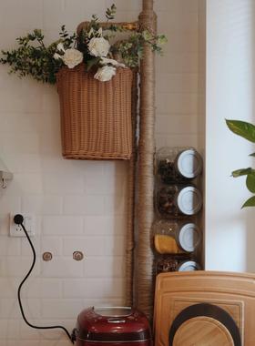 厨房燃气管道遮挡装饰暖气管美化遮丑厨房燃气表箱创意遮丑改造墙