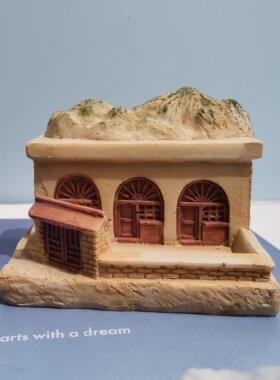 延安名建筑模型摆件、大礼堂窑洞革命宝塔、圣地、红色爱国教育工