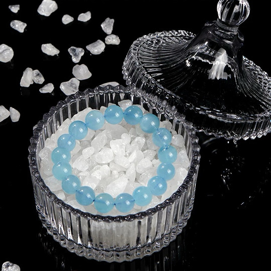 天然消磁白水晶碎石原石宝石手串摆件手链消磁石净化消磁碗水晶碗