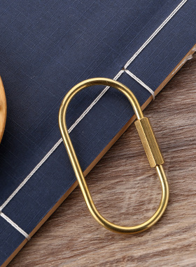 黄铜复古汽车钥匙扣装饰品