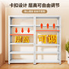 Storage rack behind door