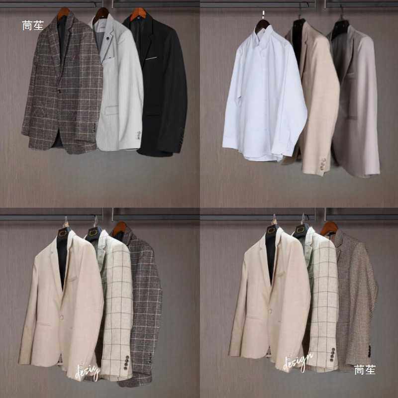 样板房意式衣帽间摆件卧室商务男主人外套衬衣衣柜装饰样板间衣服,淘宝优惠券,粉丝福利购,淘宝优惠卷