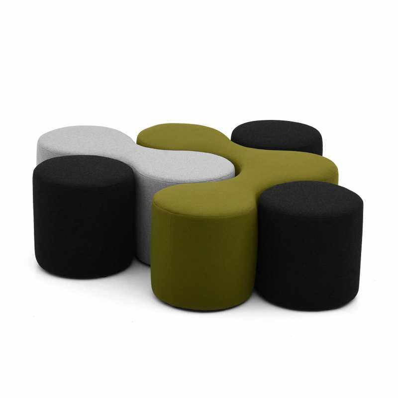 设计师创意组合沙发凳北欧异形布艺坐墩服装店客厅换鞋小墩子矮凳,淘宝优惠券,粉丝福利购,淘宝优惠卷