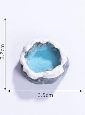 创意仿真水池绿地青苔 园艺造景diy装饰配件微景观微缩迷你小摆件