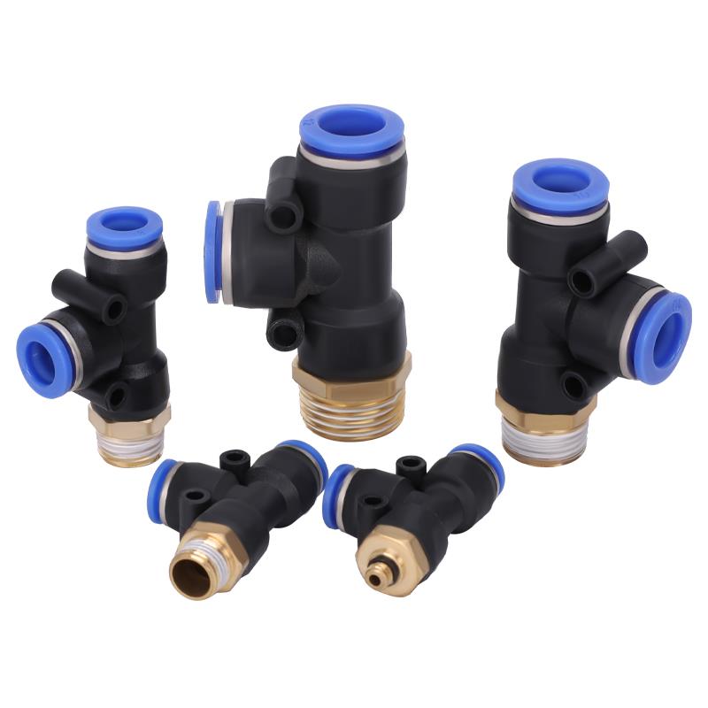 气动快速插接头PB4-M5 T型三通正螺纹6-01 PB8-02 PB10-03全12-04 - 图3