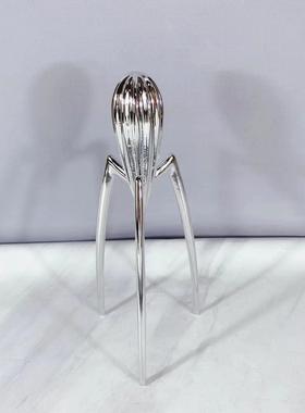 现代简约银色章鱼外星人榨汁器摆件样板房餐厅厨房客厅软装饰品