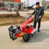 Portable 7.5 HP rotary tiller, household furrow plow, four-wheel drive diesel micro tiller