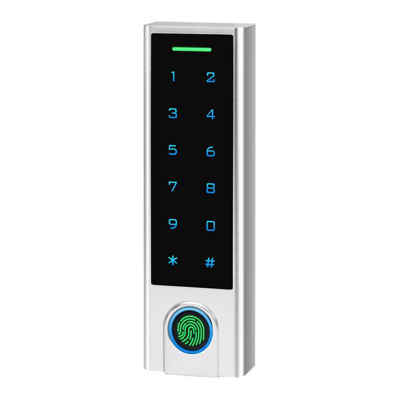 Factory direct supply zinc alloy waterproof and anti-smash lock TTLOCK fingerprint swipe IC card password access control all-in-one machine