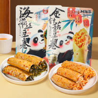 川阿婆夹心豆卷金针菇海带杏鲍菇即食袋装