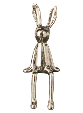 兔子治愈情c绪小坐姿摆件软装高级感客厅电视柜酒柜办公桌面装饰