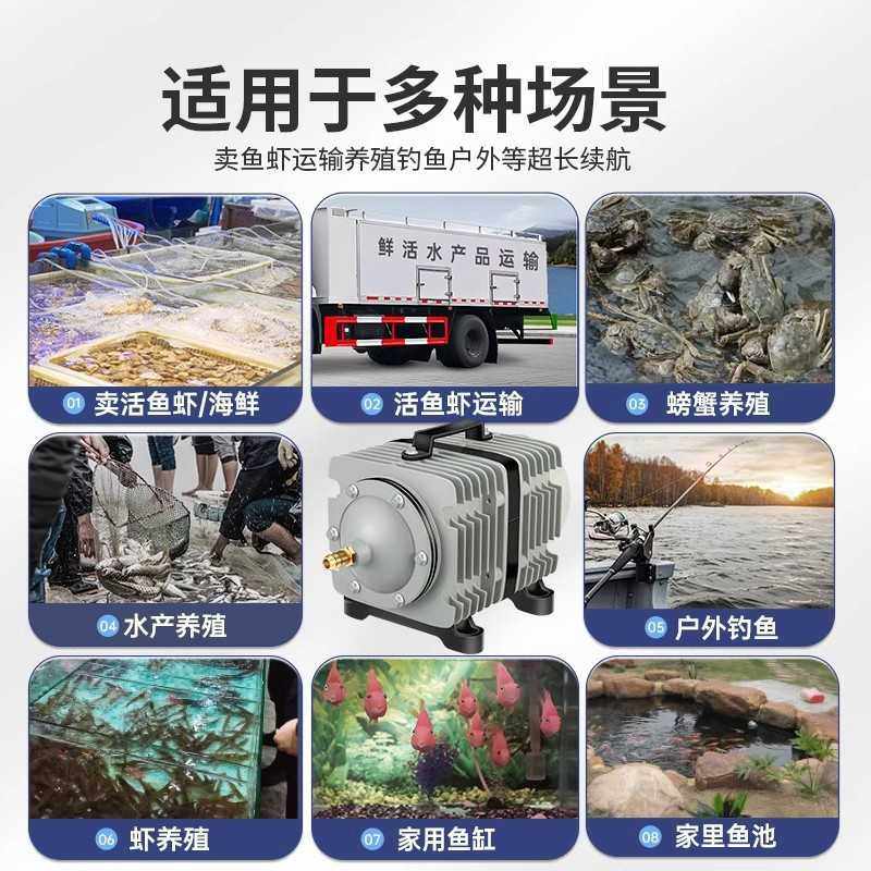 小型增氧泵卖鱼增氧机海鲜鱼池充氧泵大功率打氧机鱼缸氧包邮,淘宝优惠券,粉丝福利购,淘宝优惠卷