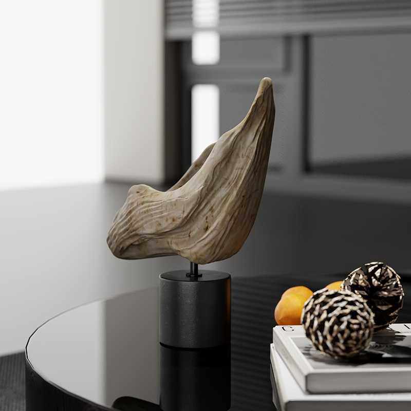 艺贝子侘寂风树根雕艺术装饰品桌面酒柜摆设高档民宿酒柜陈列摆件,淘宝优惠券,粉丝福利购,淘宝优惠卷