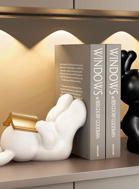 德国无障碍高端简约兔子饰品创意书柜电L视柜书柜高端酒柜饰品