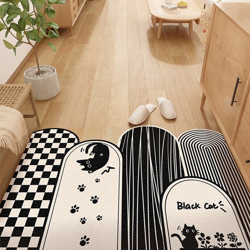 异形花朵入户门地垫进门门口地毯可擦免洗pvc玄关换鞋脚垫子耐脏,淘宝优惠券,粉丝福利购,淘宝优惠卷