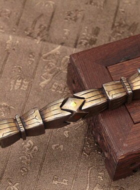 藏式纯铁文殊智慧剑摆件降魔杵法益E智文殊剑箭工艺品尼泊尔器摆